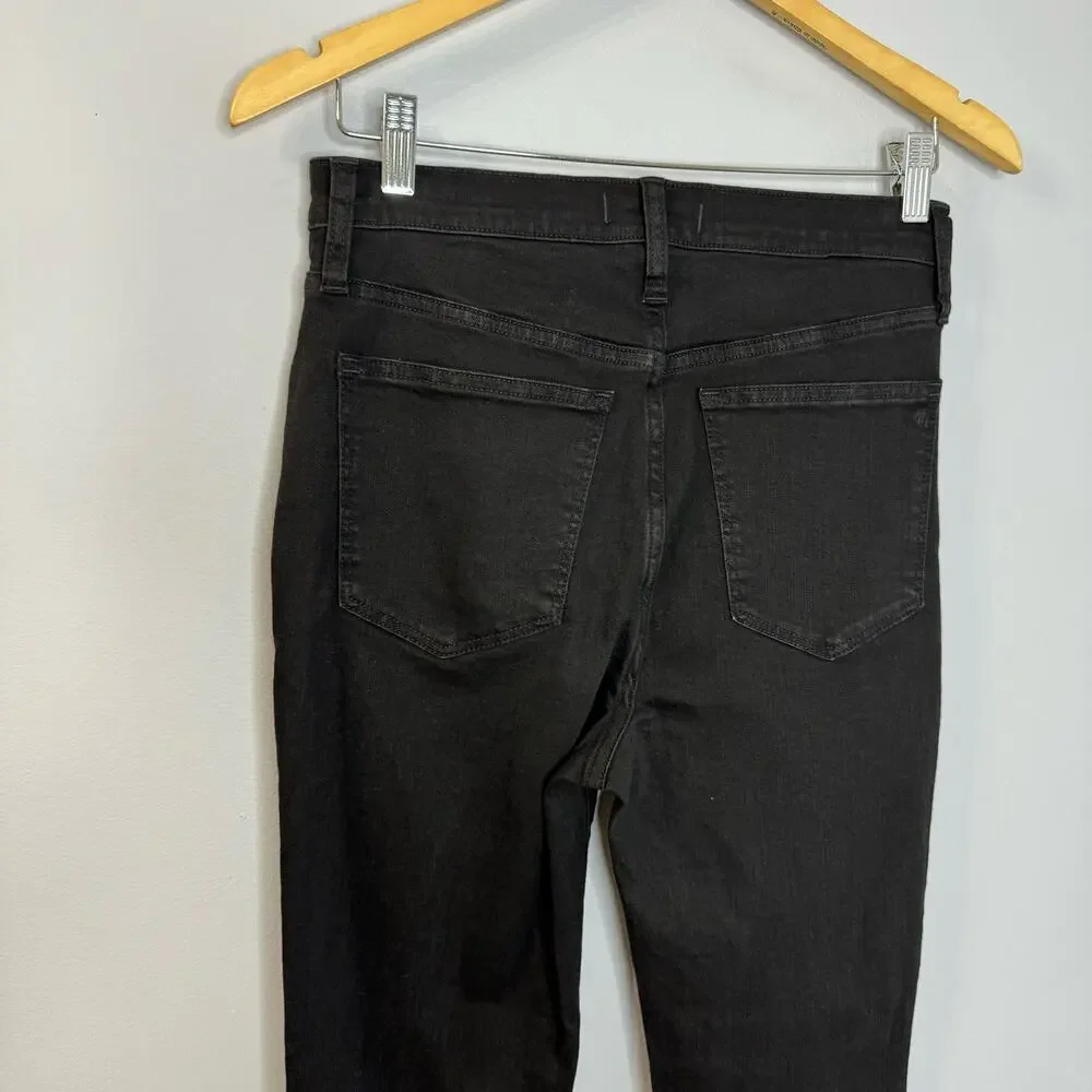 Madewell 10" High-Rise Skinny Jeans Black Stretch  Casual Women's 28 - Picture 5 of 12